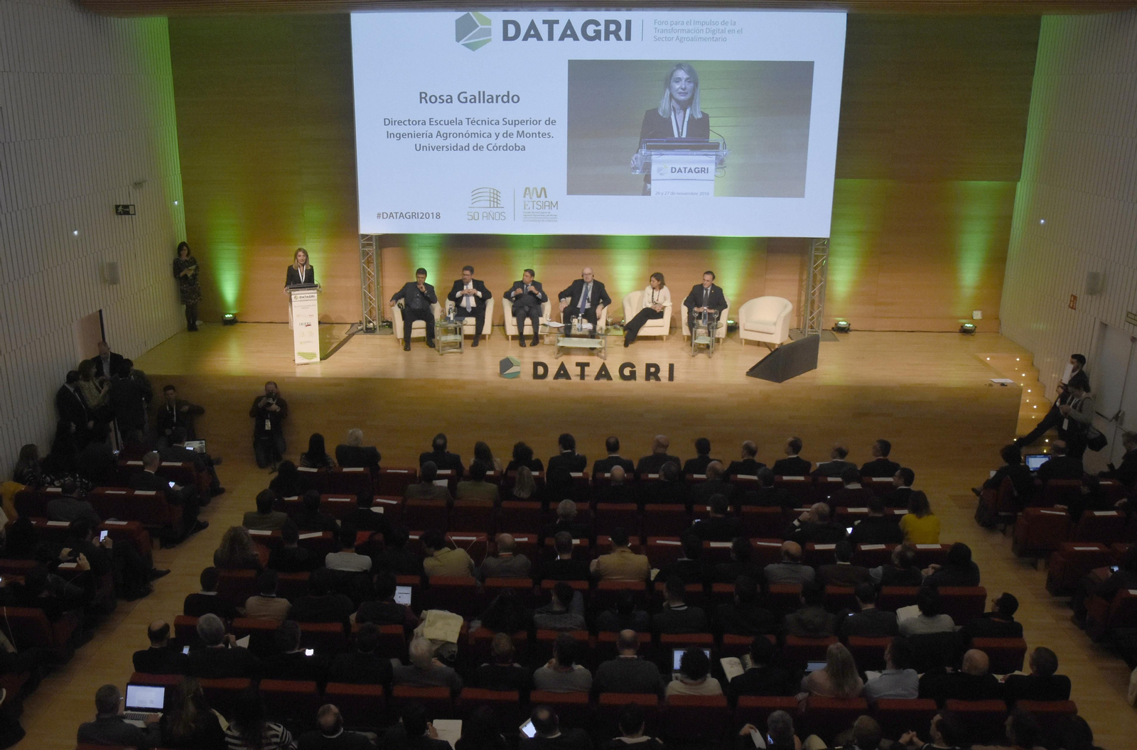 Imagen de archivo del Congreso de Datagri de 2018.