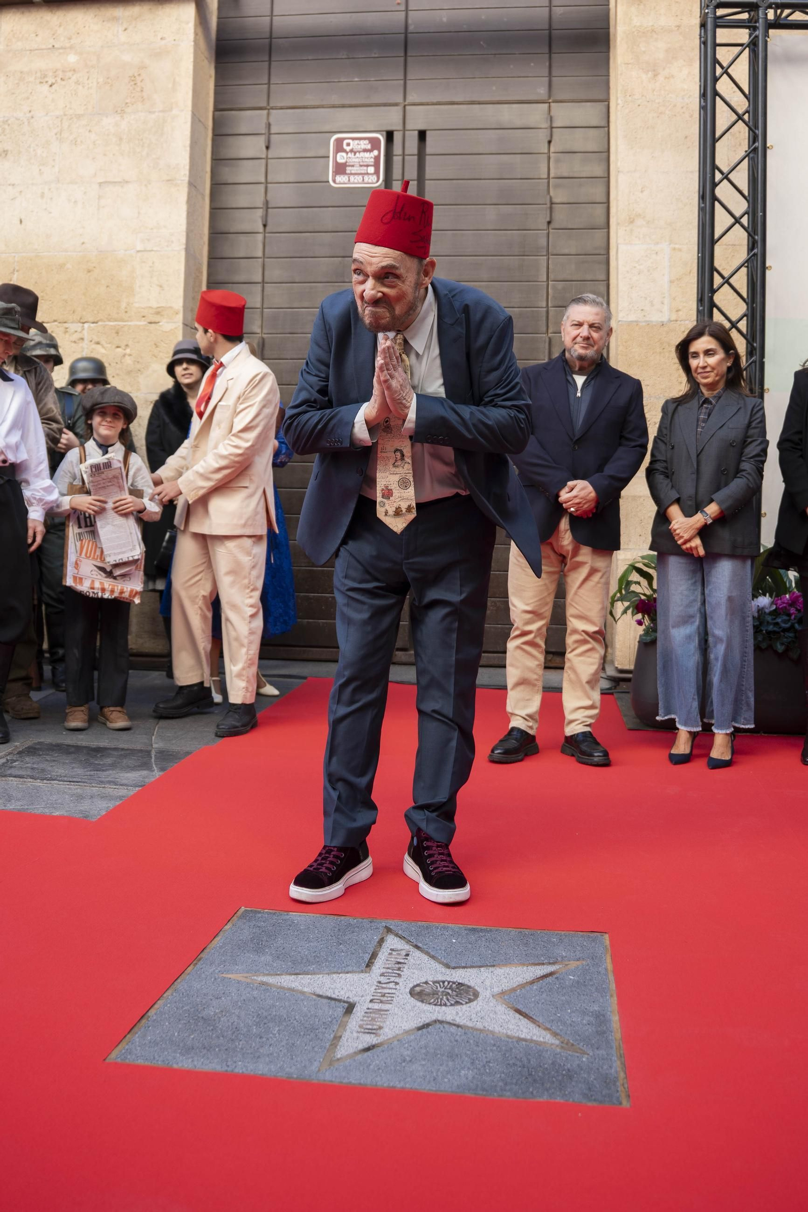La estrella a JOHN RHYS-DAVIES luce en el paseo de la fama de Almería