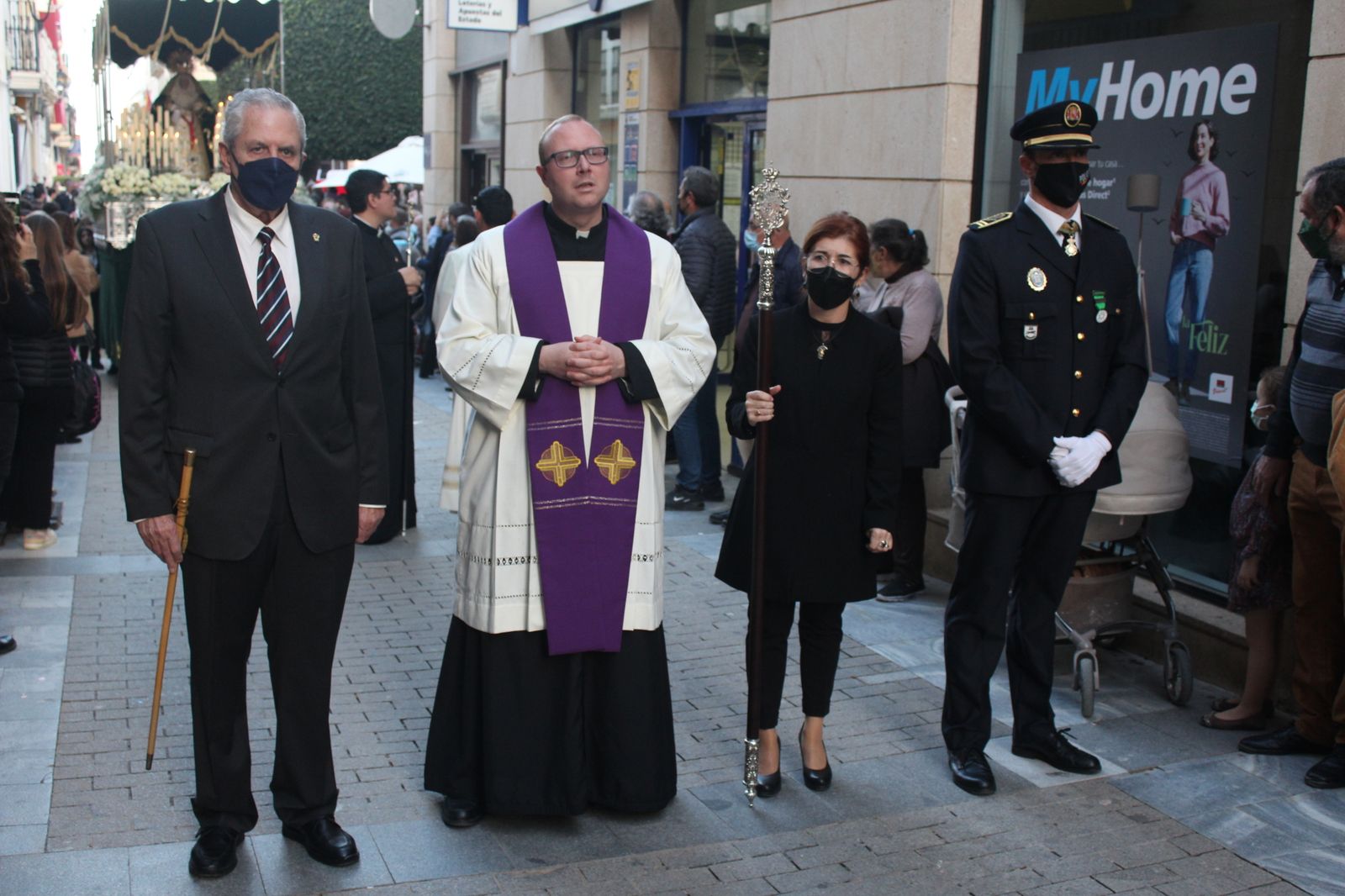 La procesión del Martes Santo en Vera, en imágenes