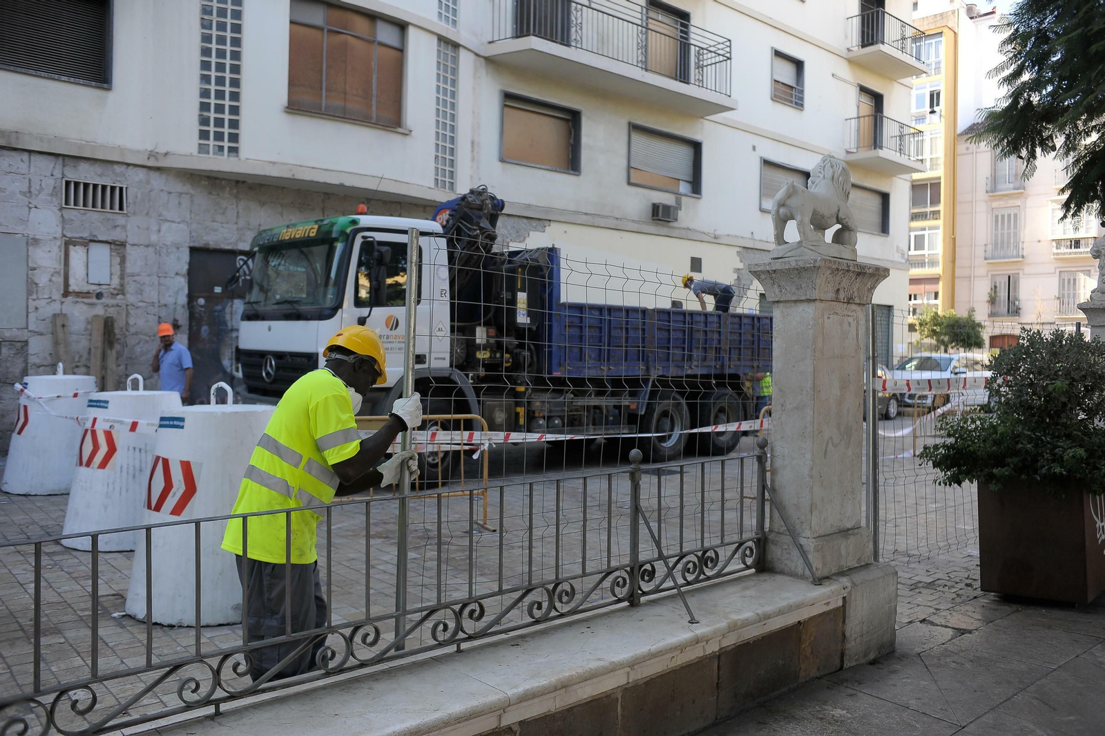 Fotos del comienzo de los trabajos para la demolición del Astoria