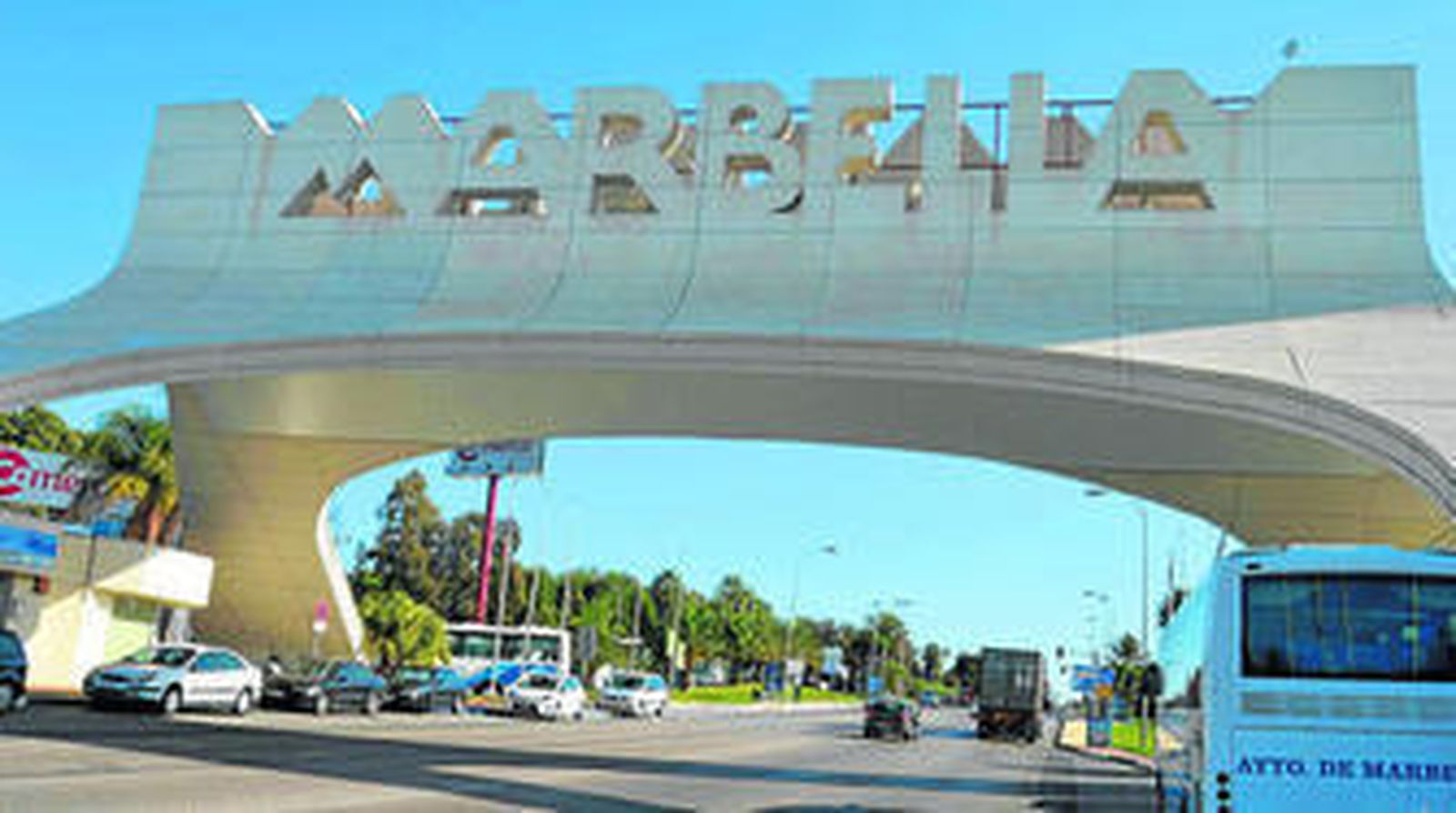 Vista de una parte de Marbella.