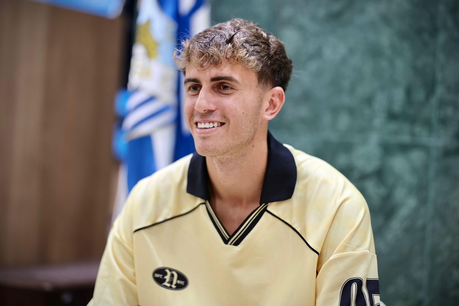 Las fotos de la entrevista a Adrián Niño, jugador del Málaga CF