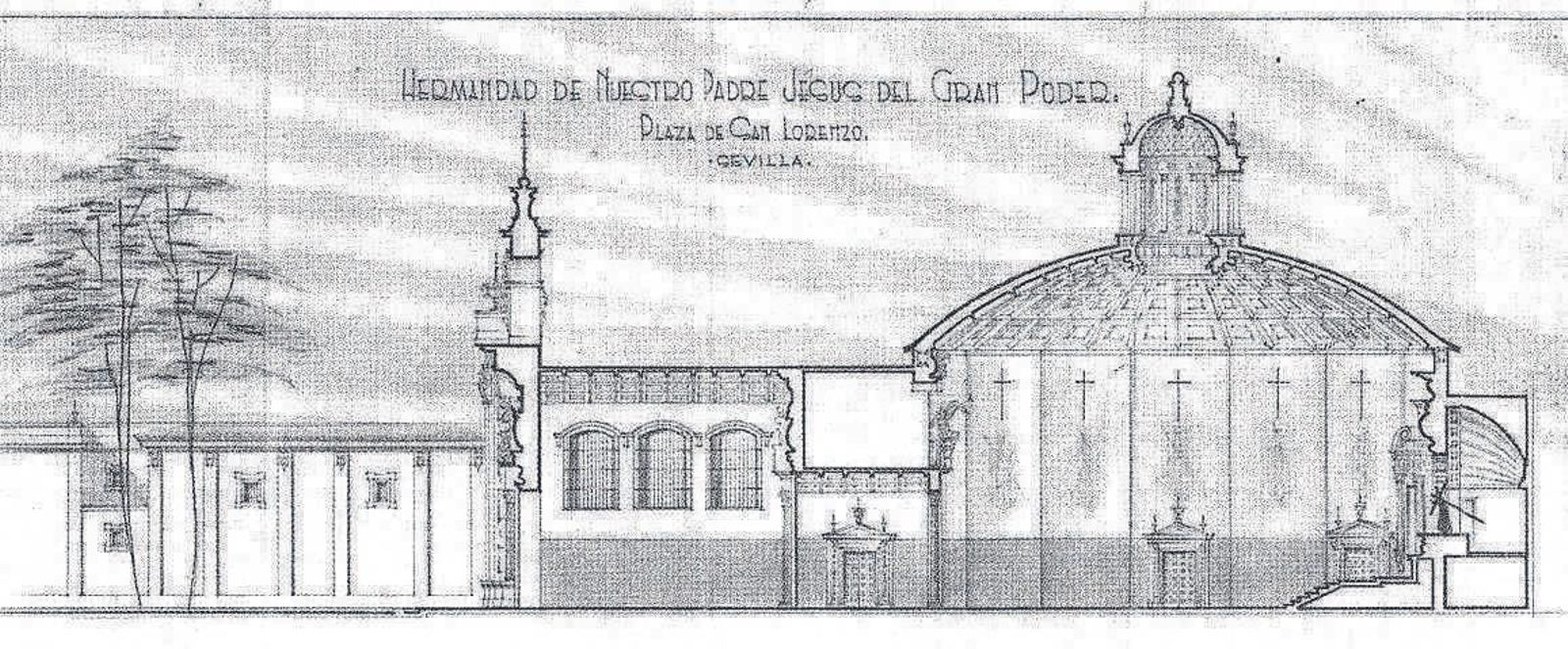Uno de los planos originales realizados por Balbontín y Delgado-Roig.