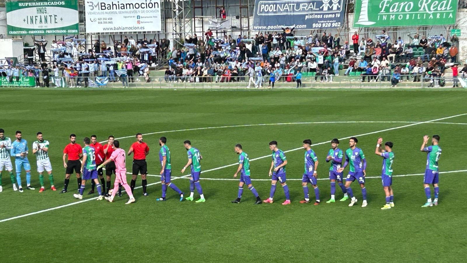 El Atlético Sanluqueño - Málaga CF, en fotos
