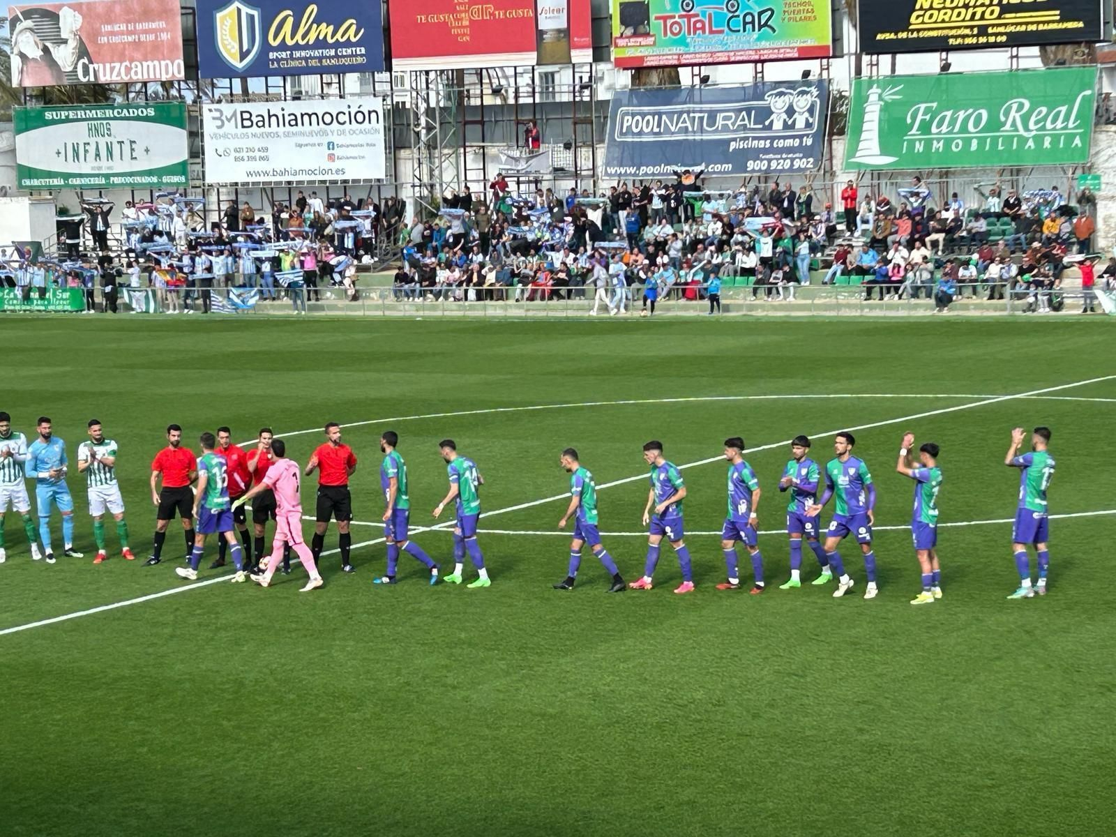 El Atlético Sanluqueño - Málaga CF, en fotos