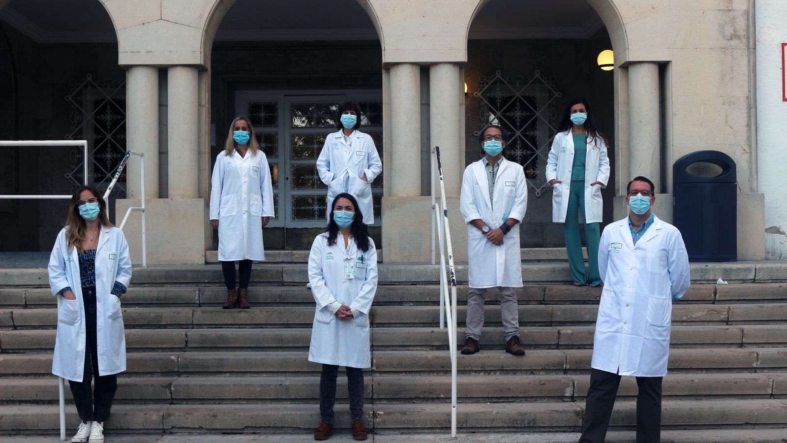 Equipo de la Unidad de Enfermedades Infecciosas del Hospital de Puerto Real, que participa en los ensayos