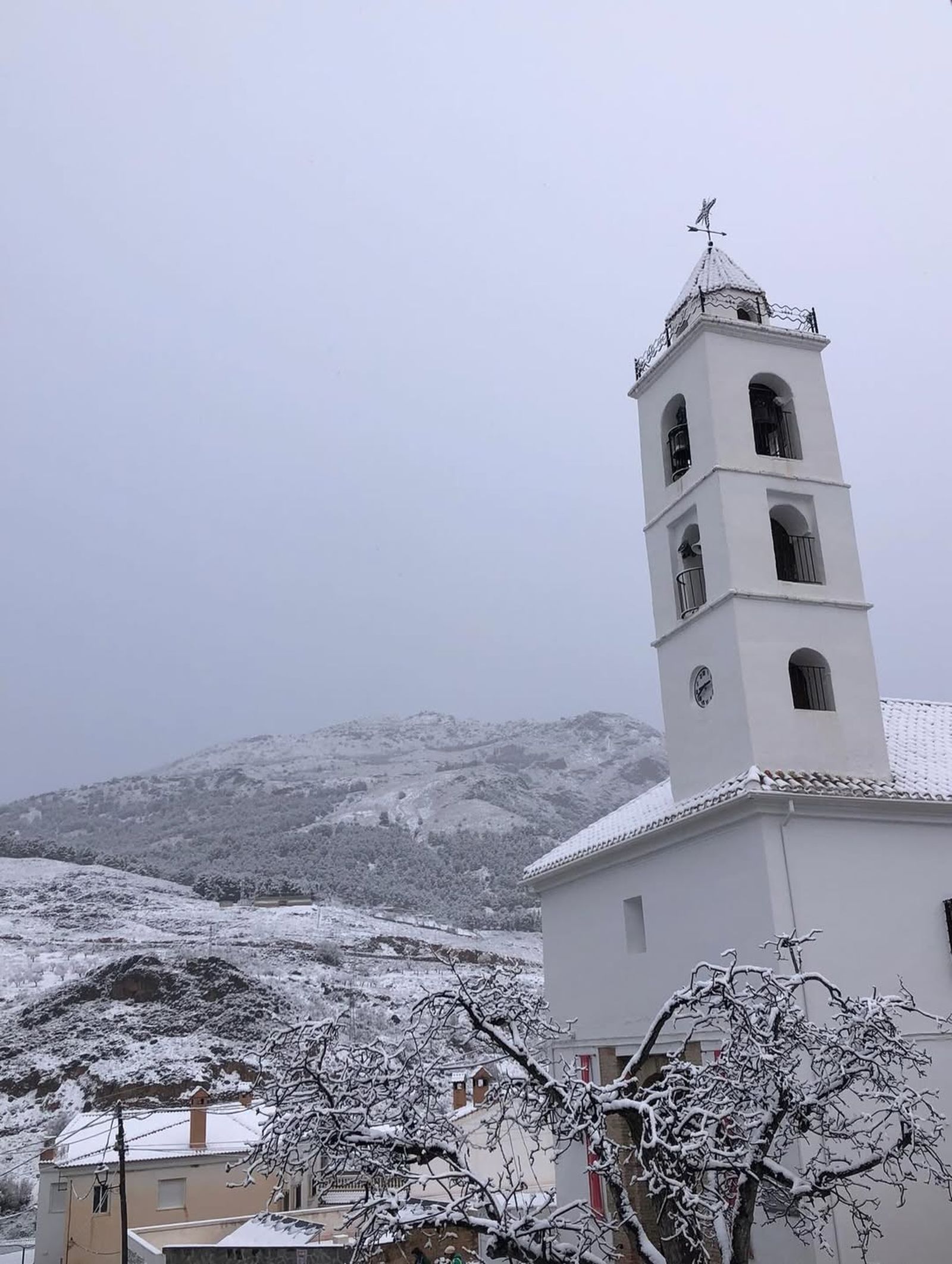 La nieve ha cubierto Bacares este 10 de marzo