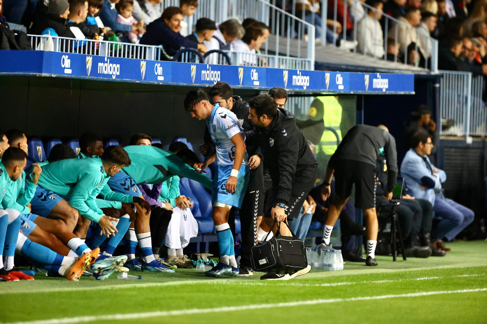 El Málaga CF-Alcoyano, en fotos