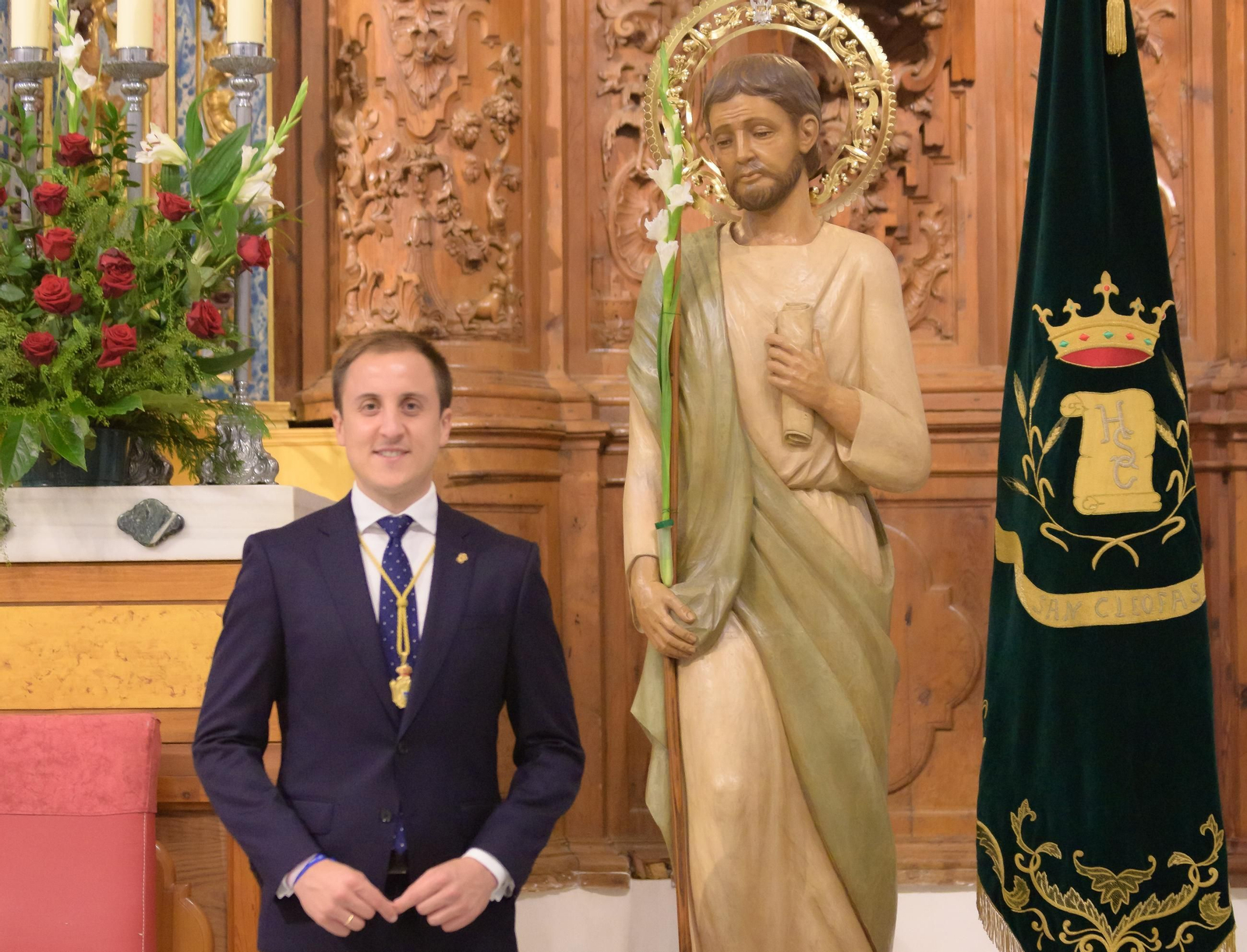 Alcalde de Vera y el Patron San Cleofás.