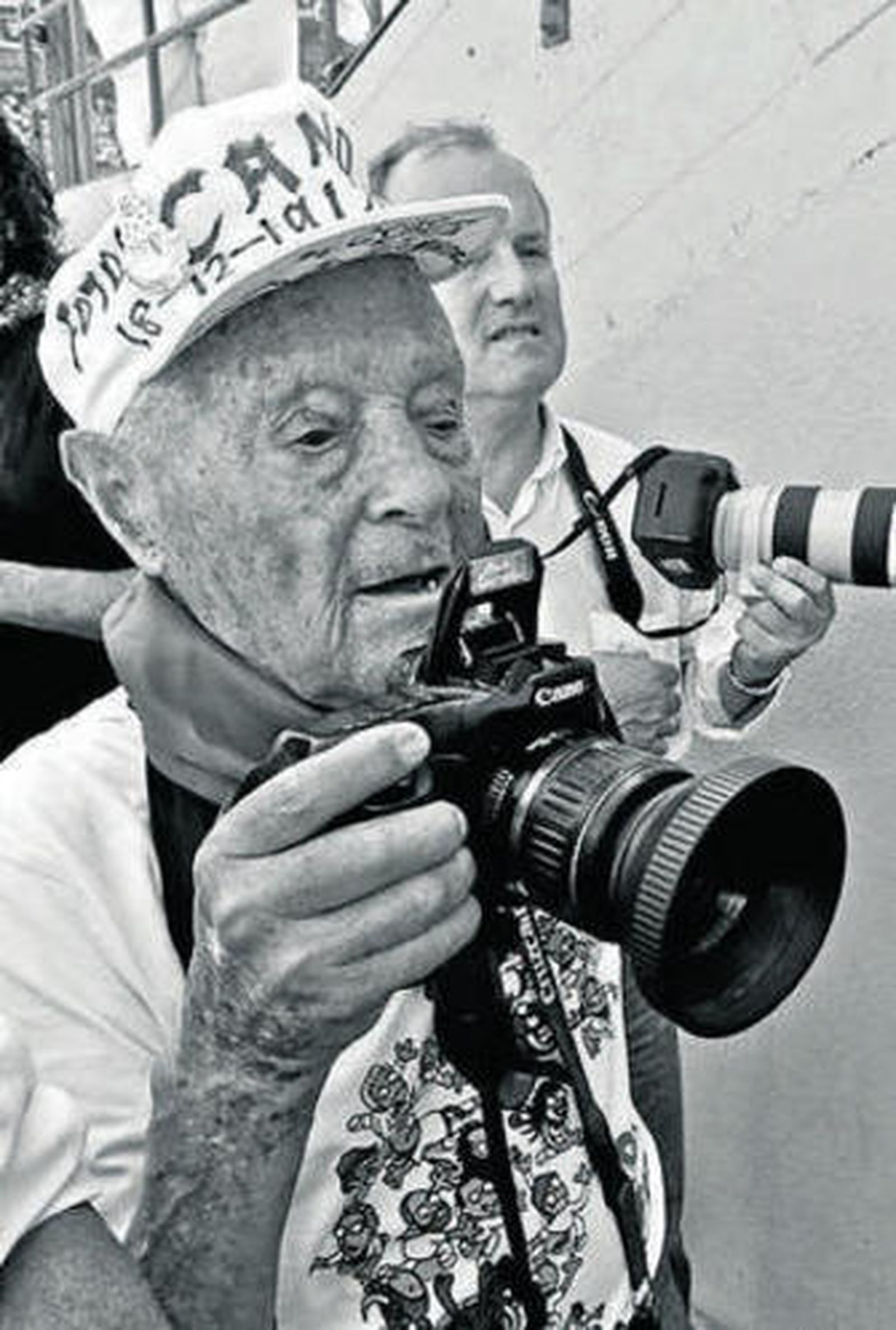 Canito con su cámara.