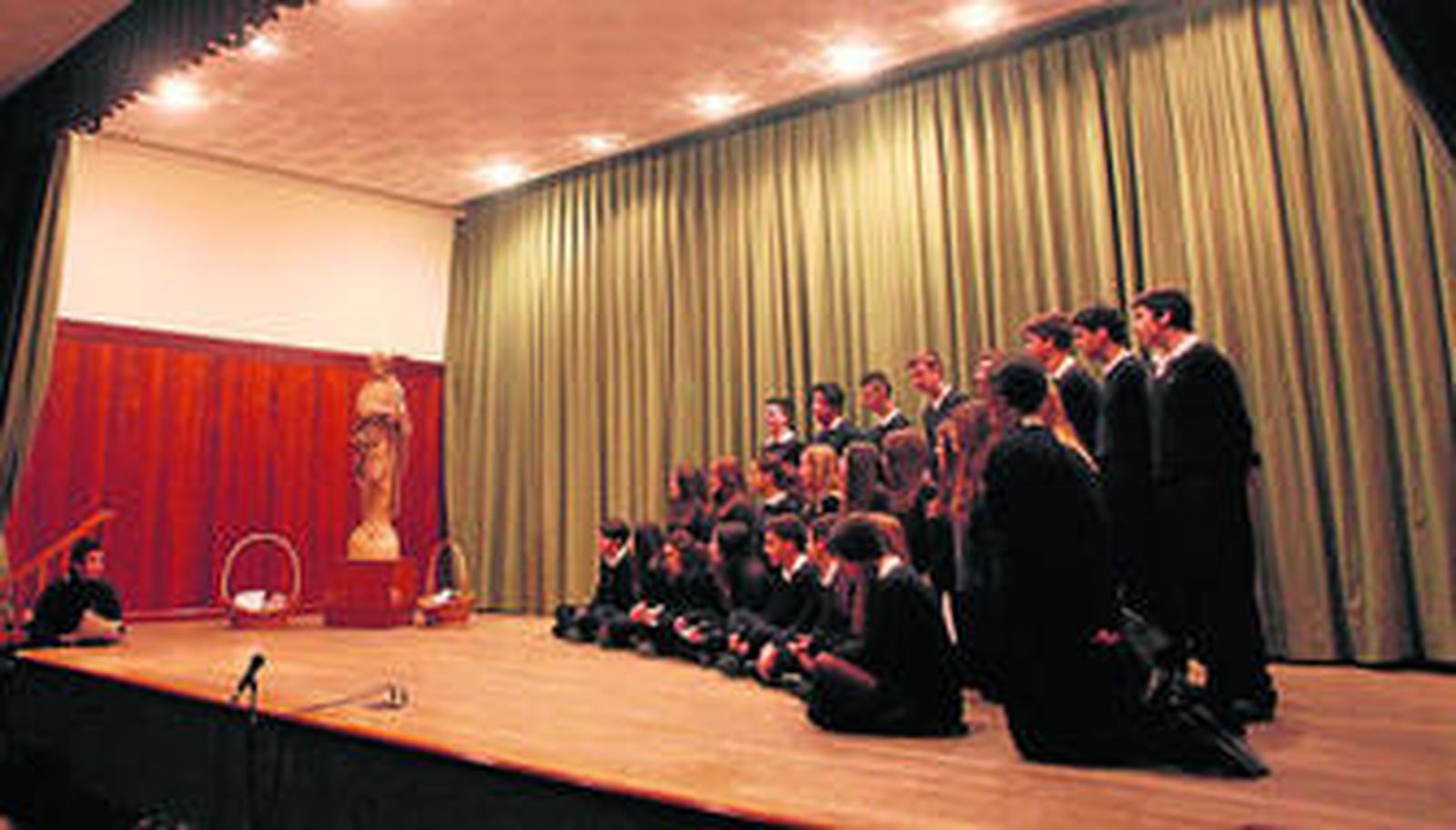 Un instante de una de las actuaciones, el pasado miércoles.