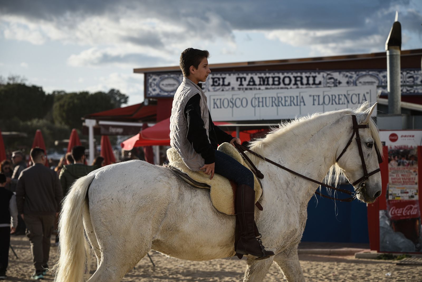 Imágenes del ambiente en la Aldea de El Rocío el domingo 26 de febrero