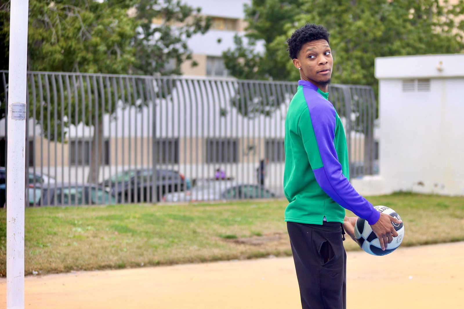 Kendrick Perry, Tyson Carter y Kameron Taylor, en el Parque del Oeste