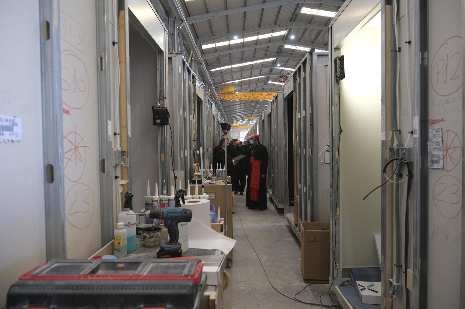 Bendición de las instalaciones de Hydrodiseño, en Huércal Overa (Almería)