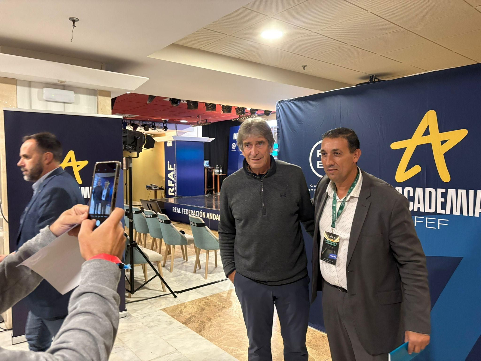 Las fotos de Manuel Pellegrini en su visita a Málaga