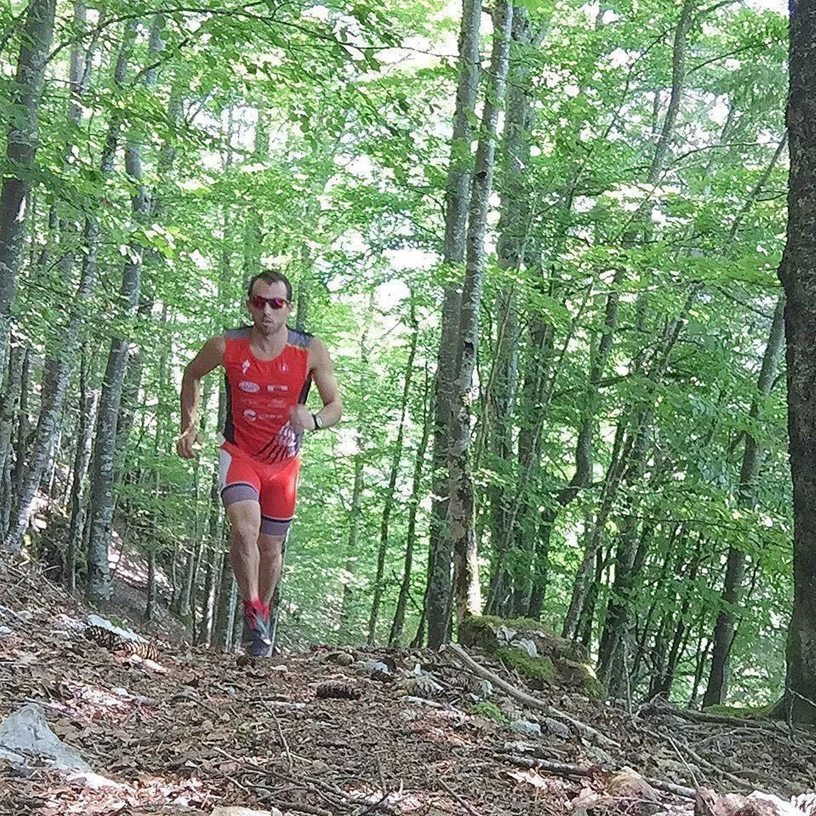 Rubén Ruzafa entrena en la previa del evento.