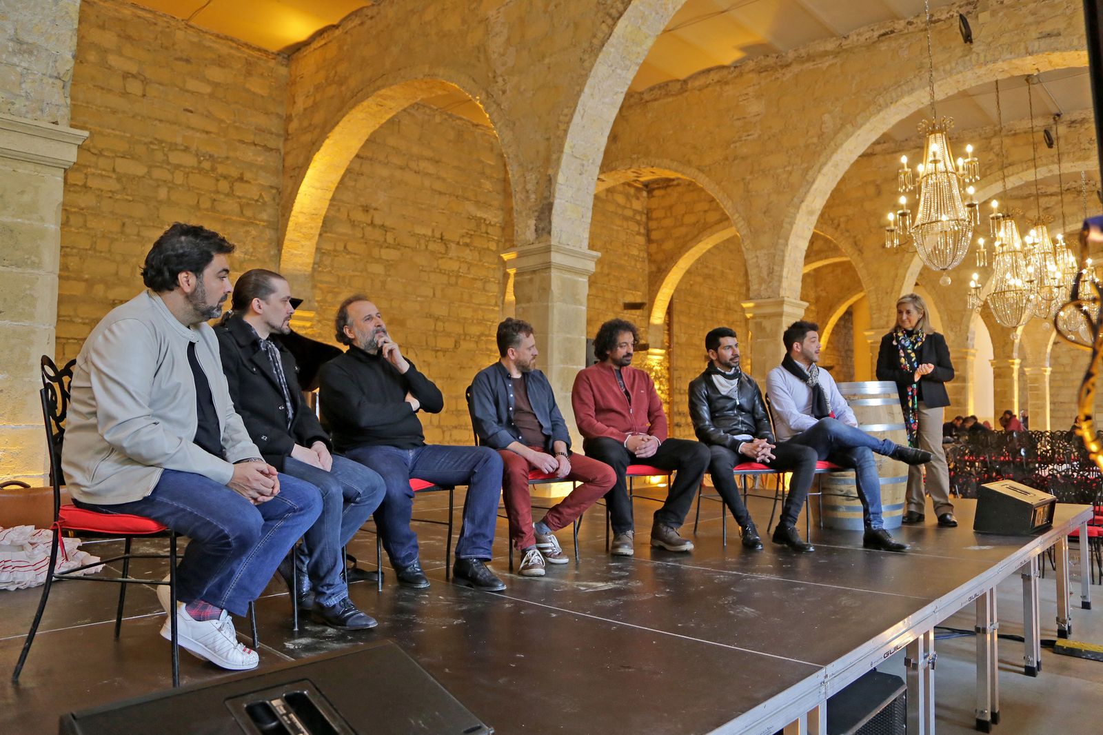 La bodega Los Gigantes acogió ayer la tradicional rueda de prensa.