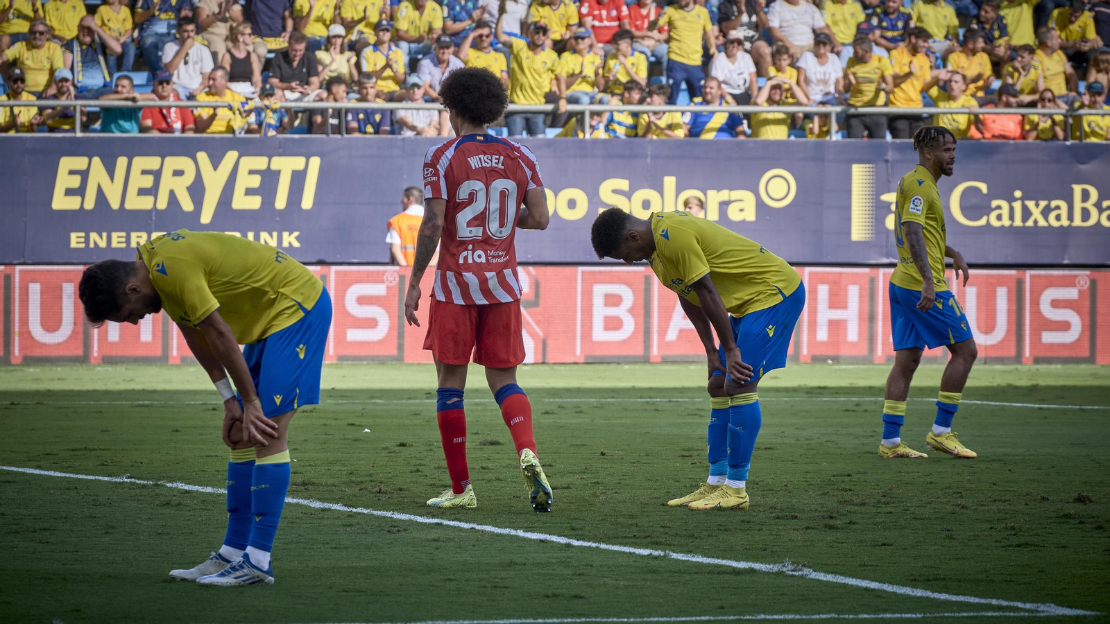 Partido de la victoria del Cádiz CF sobre el Atlético de Madrid