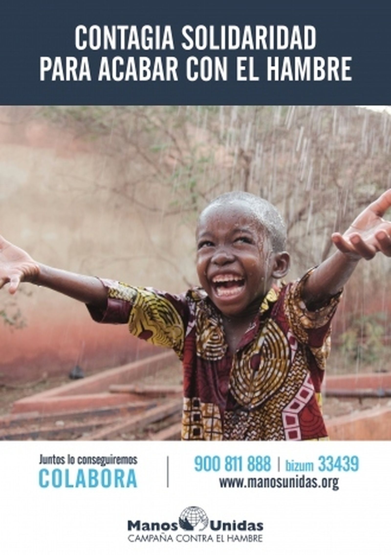 Cartel completo de la campaña de Manos Unidas 2021.