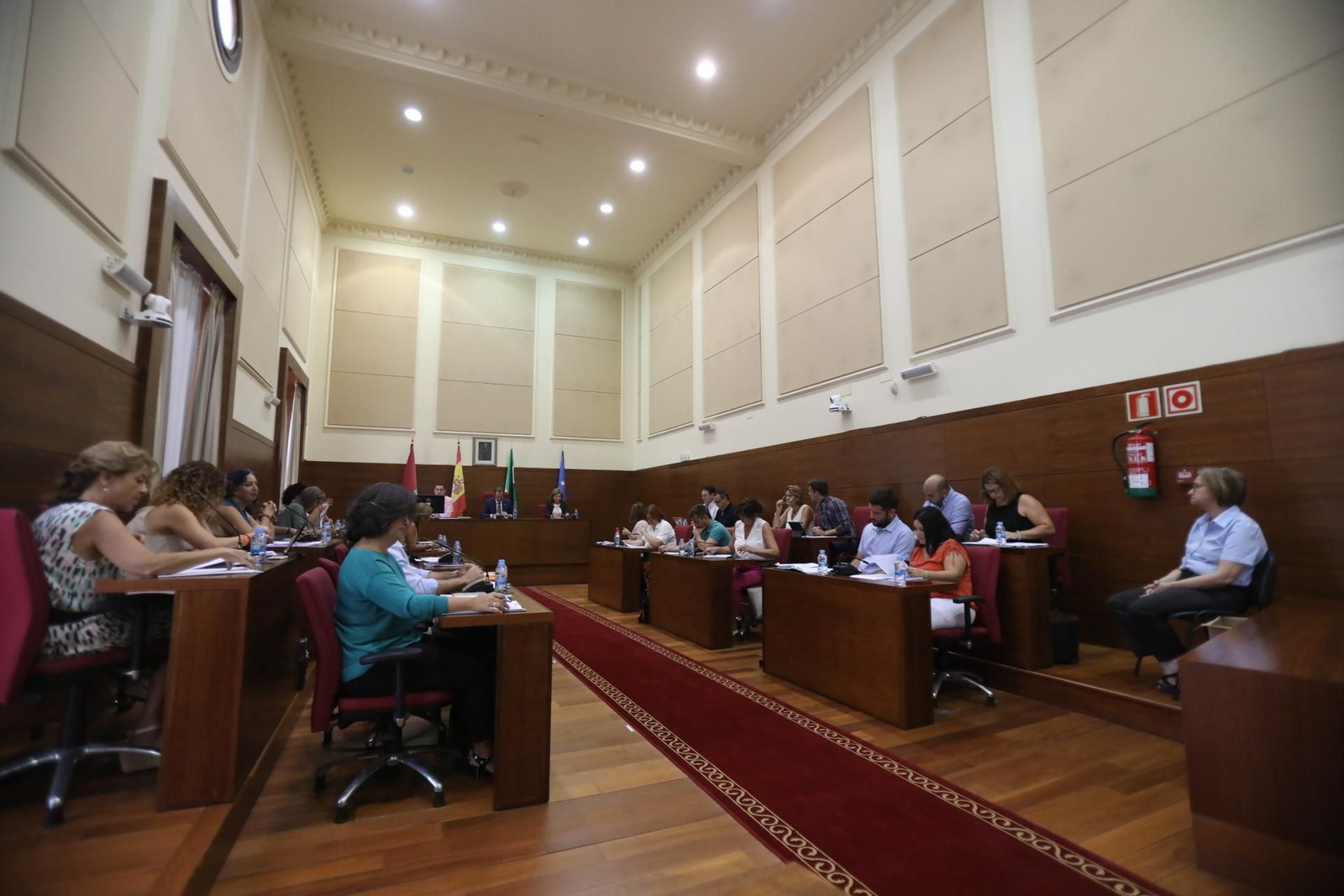 Un momento de la sesión plenaria de agosto celebrada este jueves.