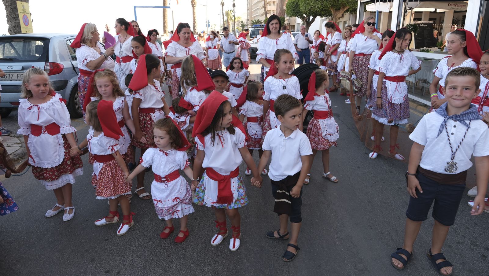 Imágenes de la procesión marinera de la Virgen del Carmen de Garrucha