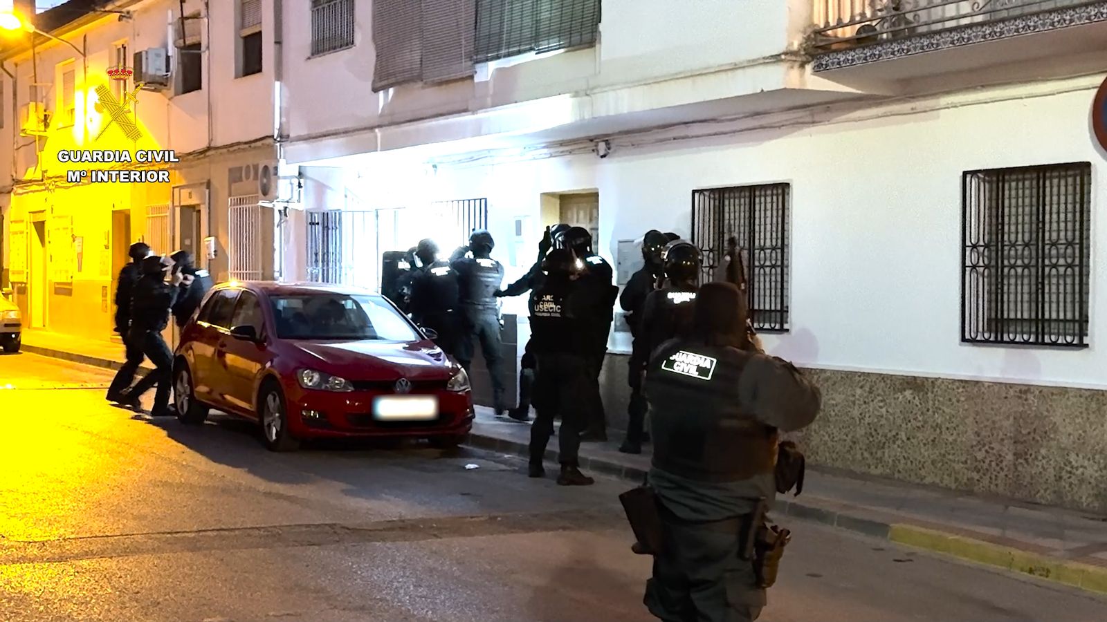 Imágenes de la Operación Hinsallauz desarrollada por la Guardia Civil de Granada en Iznalloz