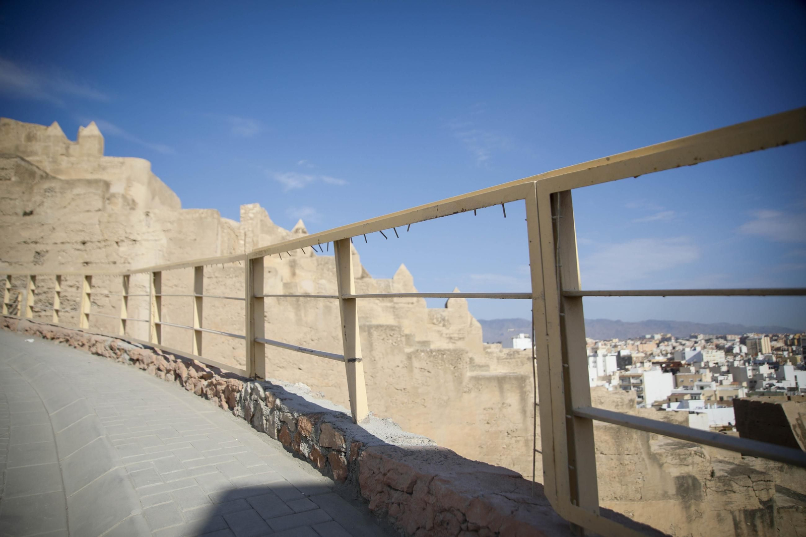 Las imágenes de los escombros en las obras de San Cristóbal de Almería