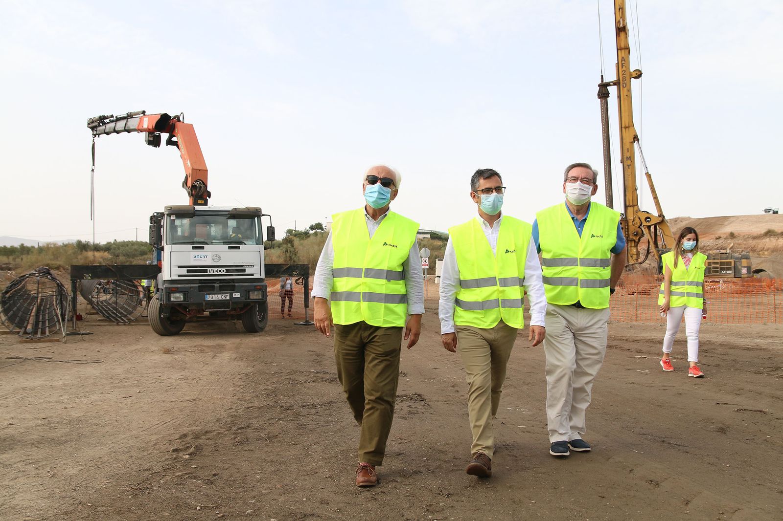 Fotogalería de la visita del ministro Félix Bolaños a las obras del AVE