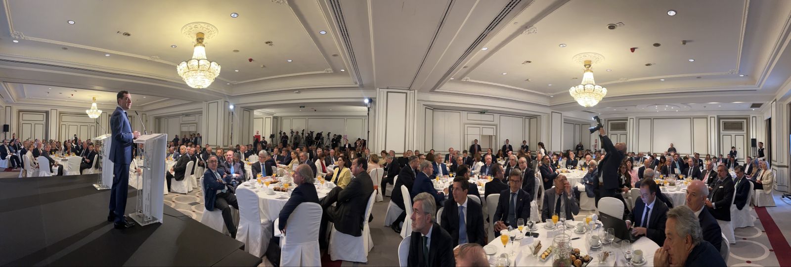 Moreno ante los asistentes al Foro Joly