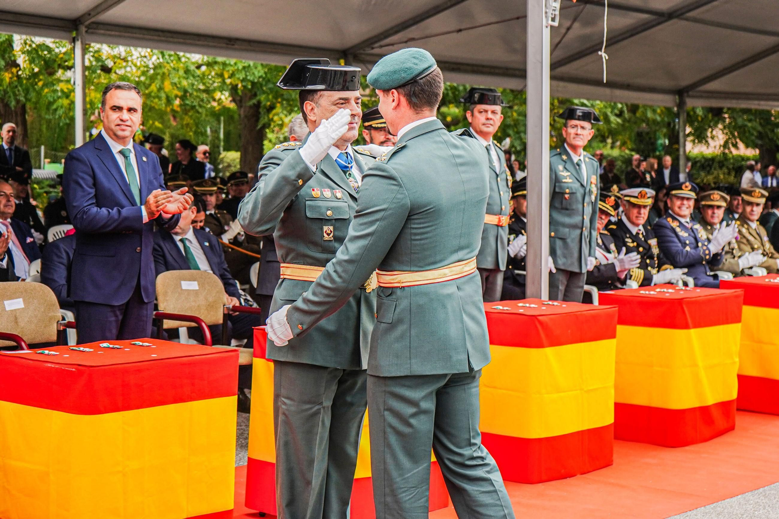 Así fueron los actos en honor a la patrona de la Guardia Civil en Granada