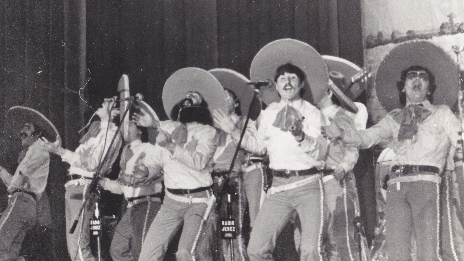 Antonio 'Alemania' en la comparsa 'Rancho grande', de 1982.