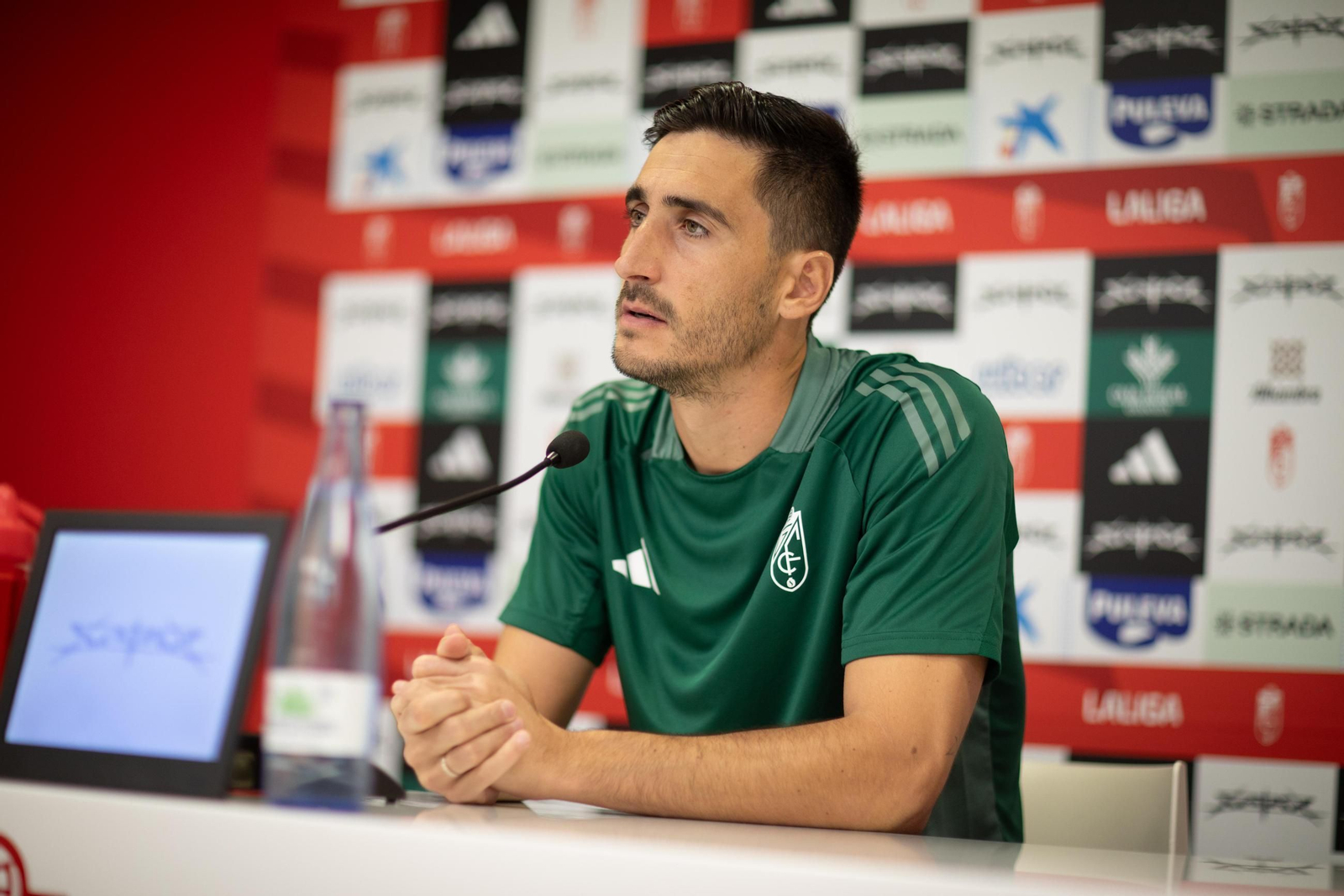 Diego Mariño durante la rueda de prensa.