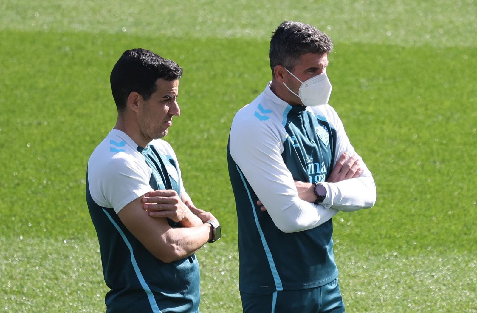 Funes, con fiebre y mascarilla pero al pie del cañón