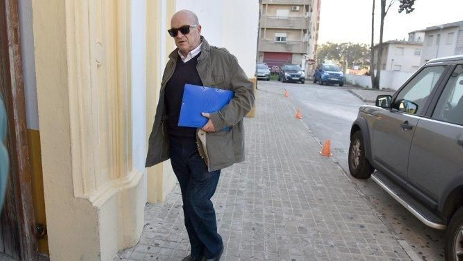 Patricio González, durante la celebración del proceso por el club hípico.