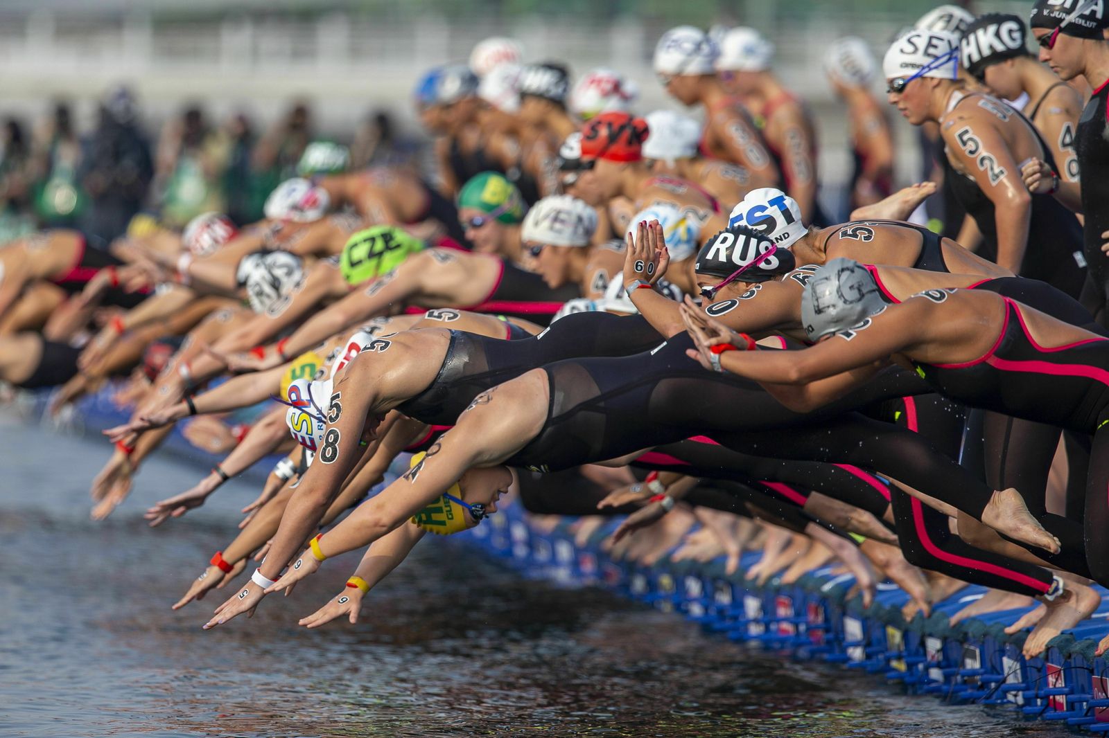 Las fotos de Paula Ruiz en el Mundial de aguas abierta de Gwangju