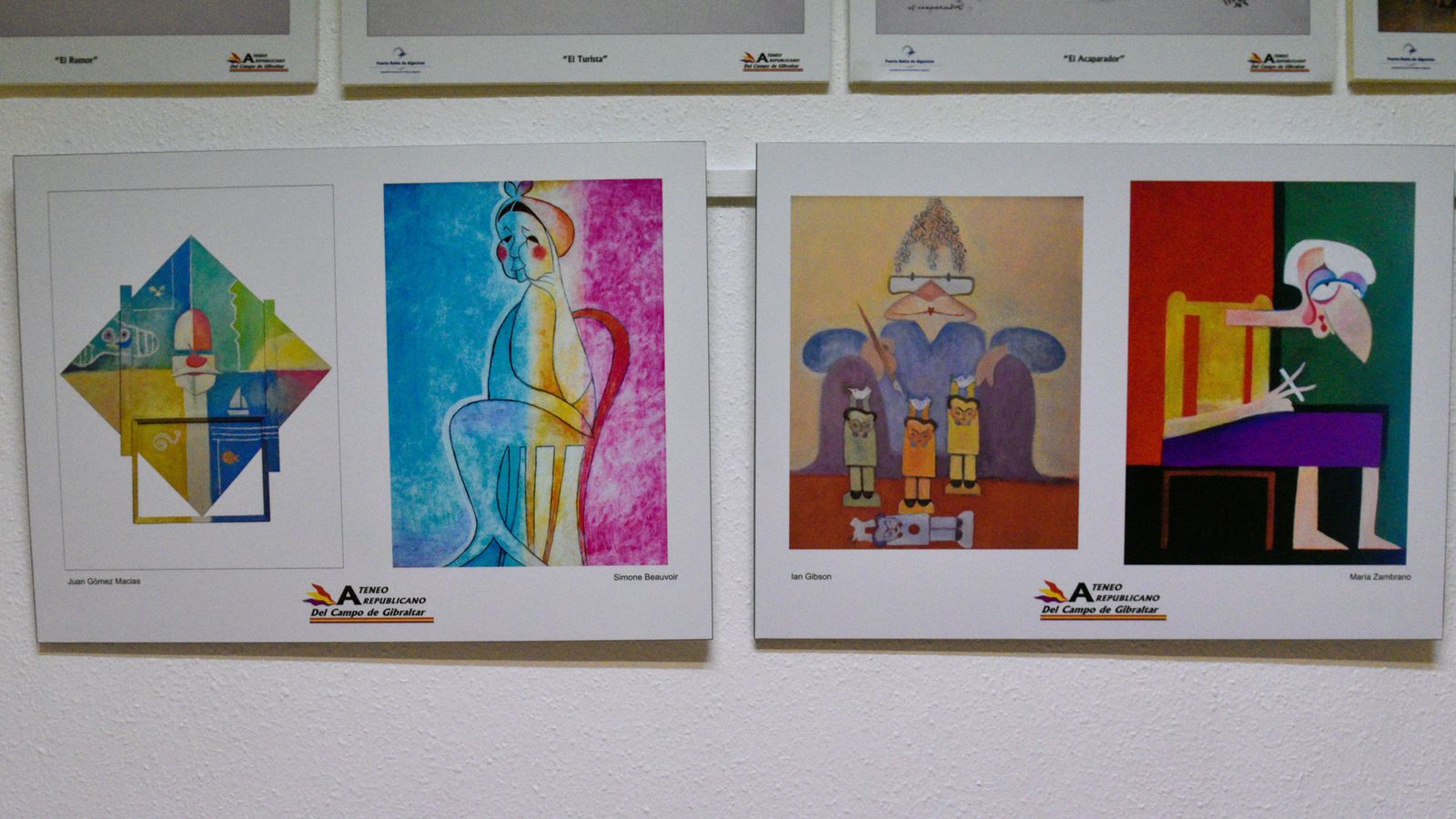 Exposición de Andres Vazquez de Sola en el Ateneo Republicano en Algeciras