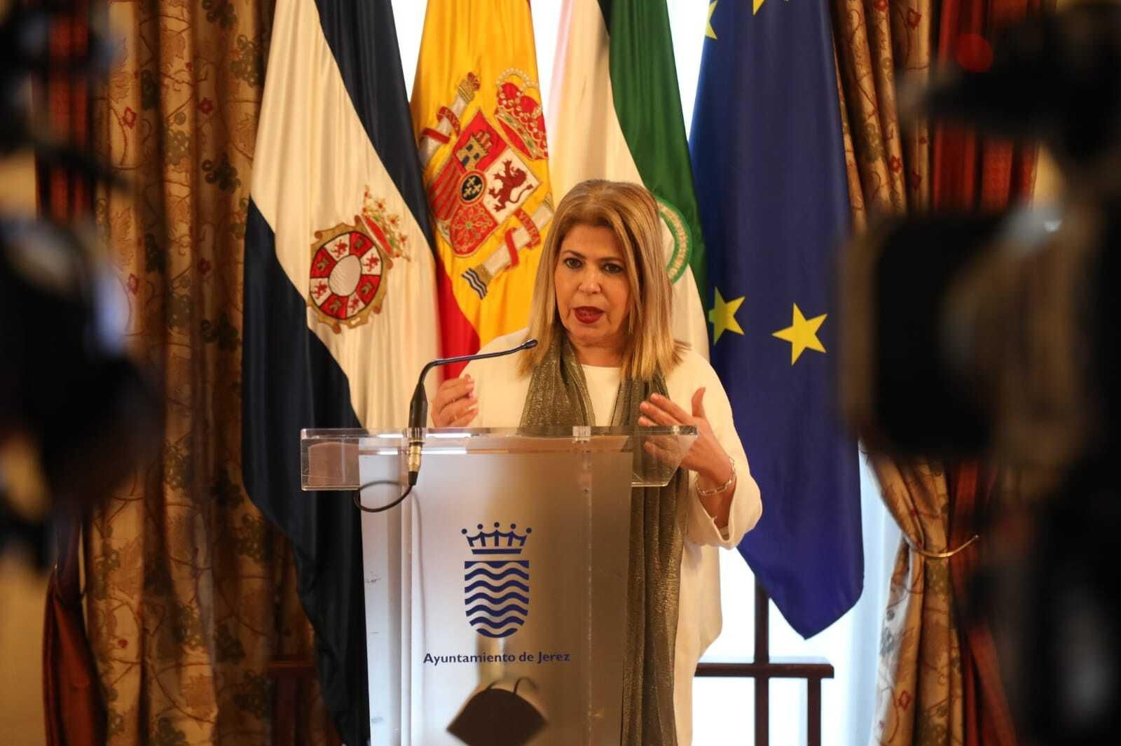 Mamen Sánchez, durante su comparecencia este martes.