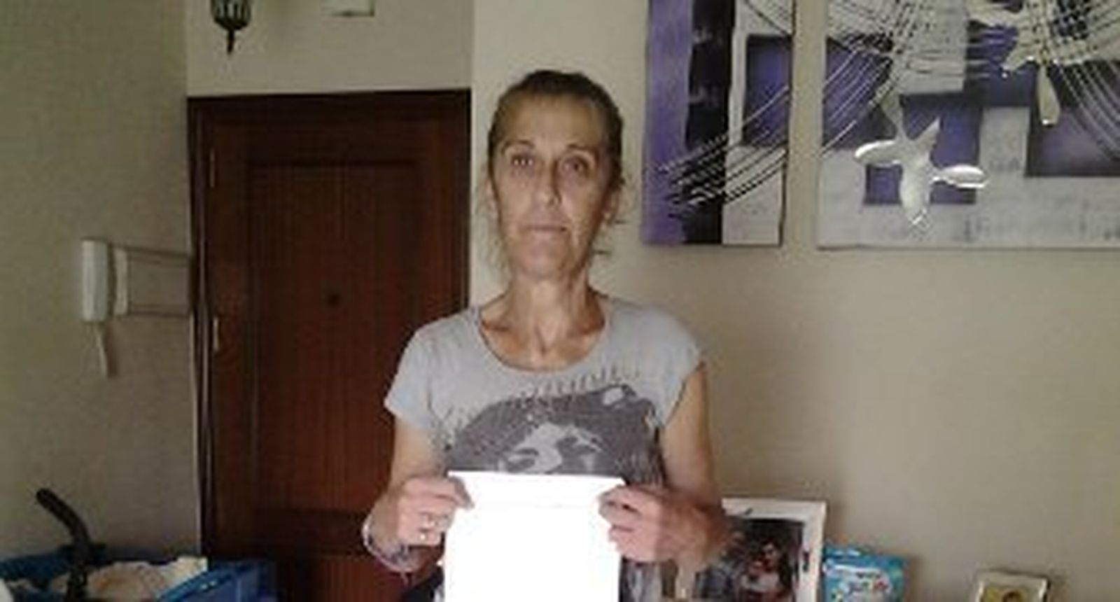 Concepción C. P., gravemente afectada tras la falta de atención al sufrir un atragantamiento.