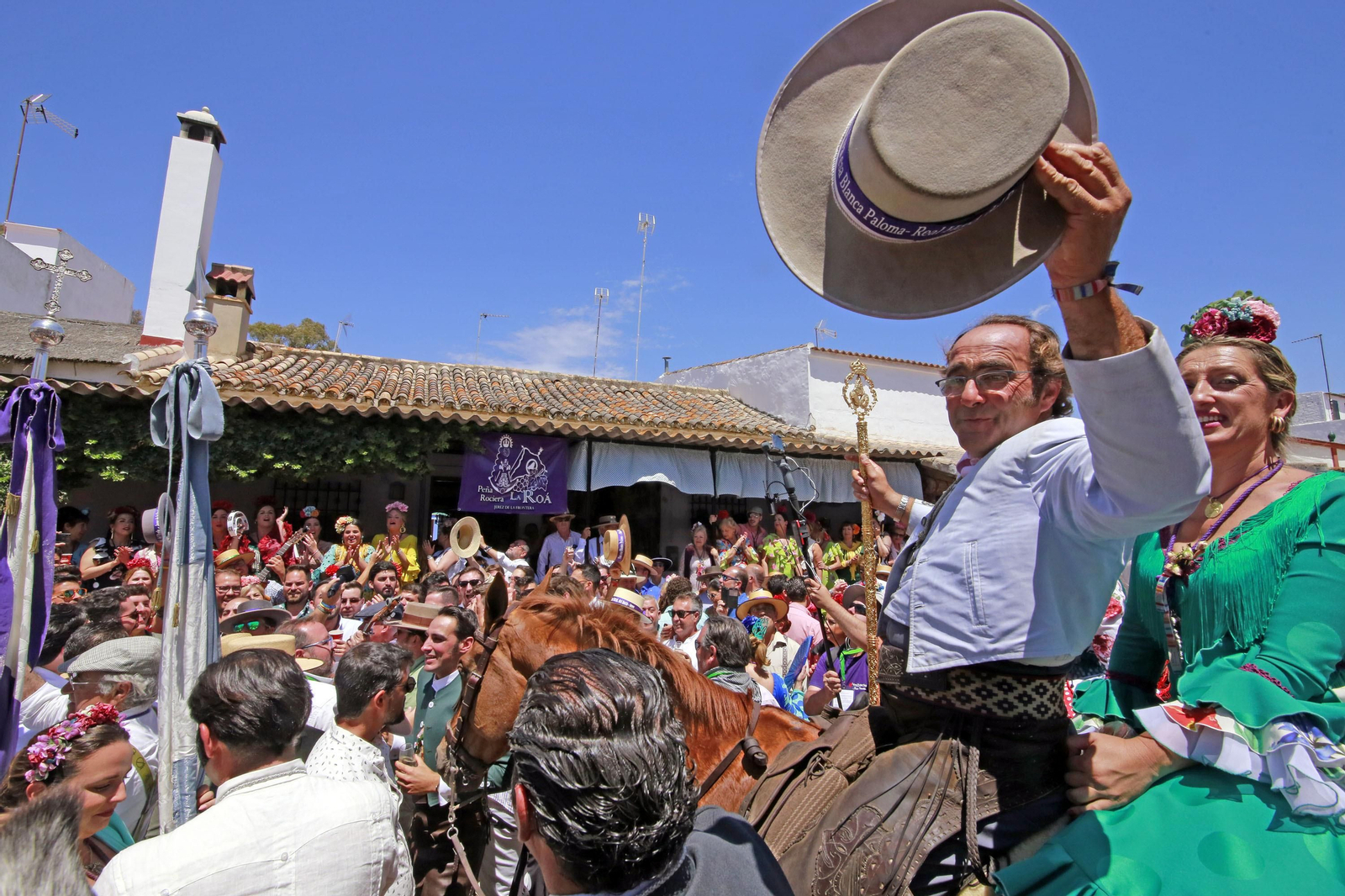 Sábado de emociones en la Aldea de El Rocío
