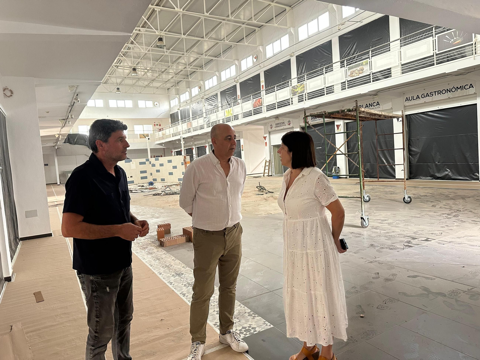 Comienzan las obras en la Plaza de Abastos de Huércal-Overa.
