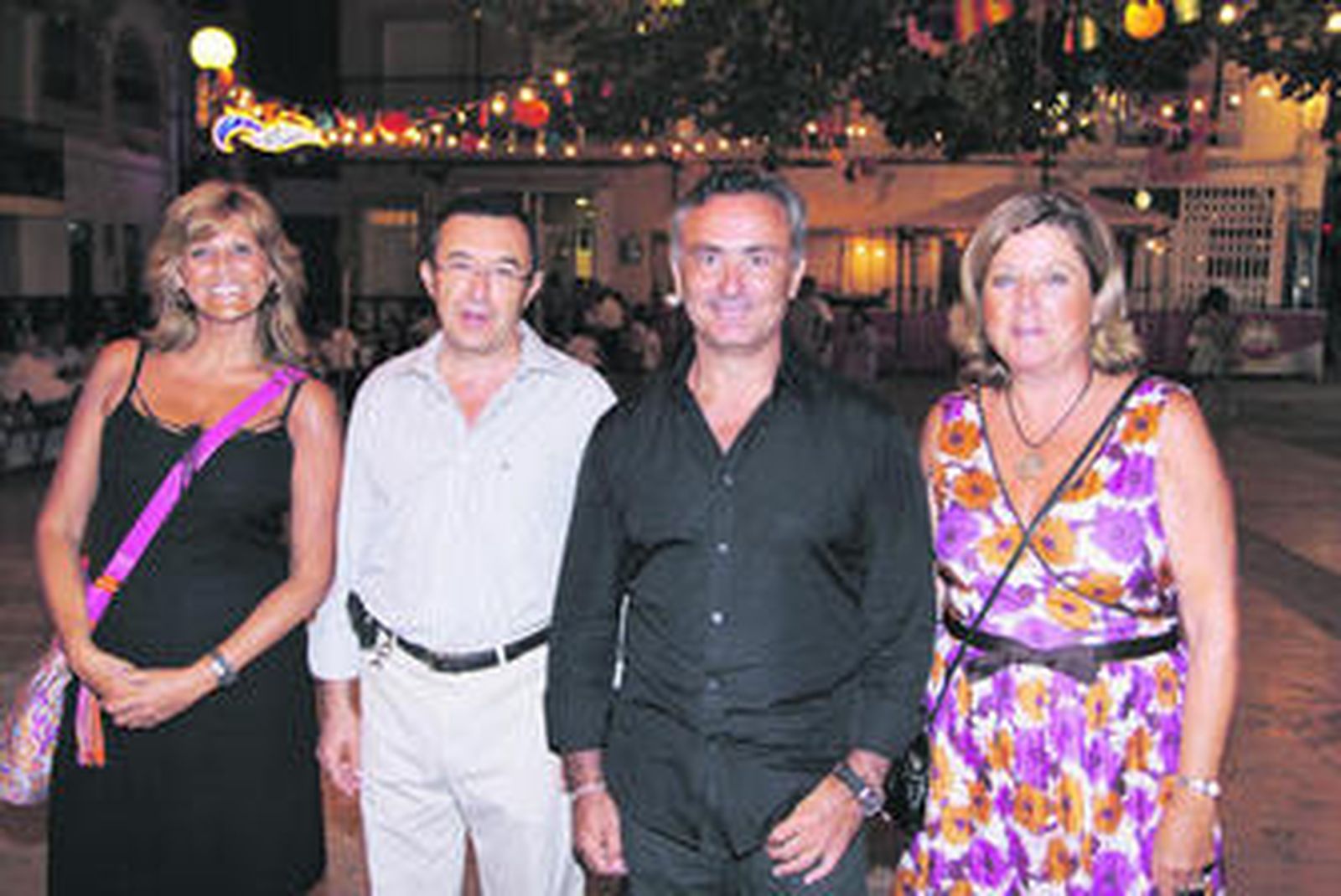 Francisco Flores, alcalde de Felix, y Juan Carlos Usero.