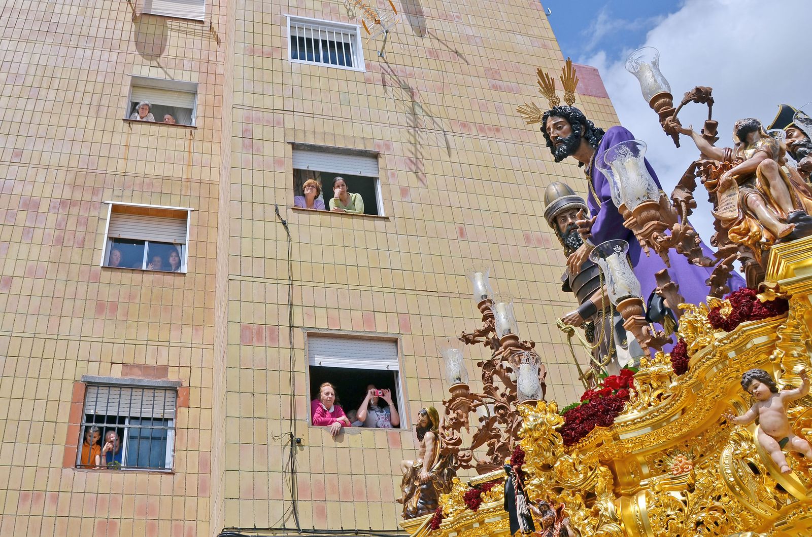 El Soberano Poder en la tarde del Miércoles Santo.