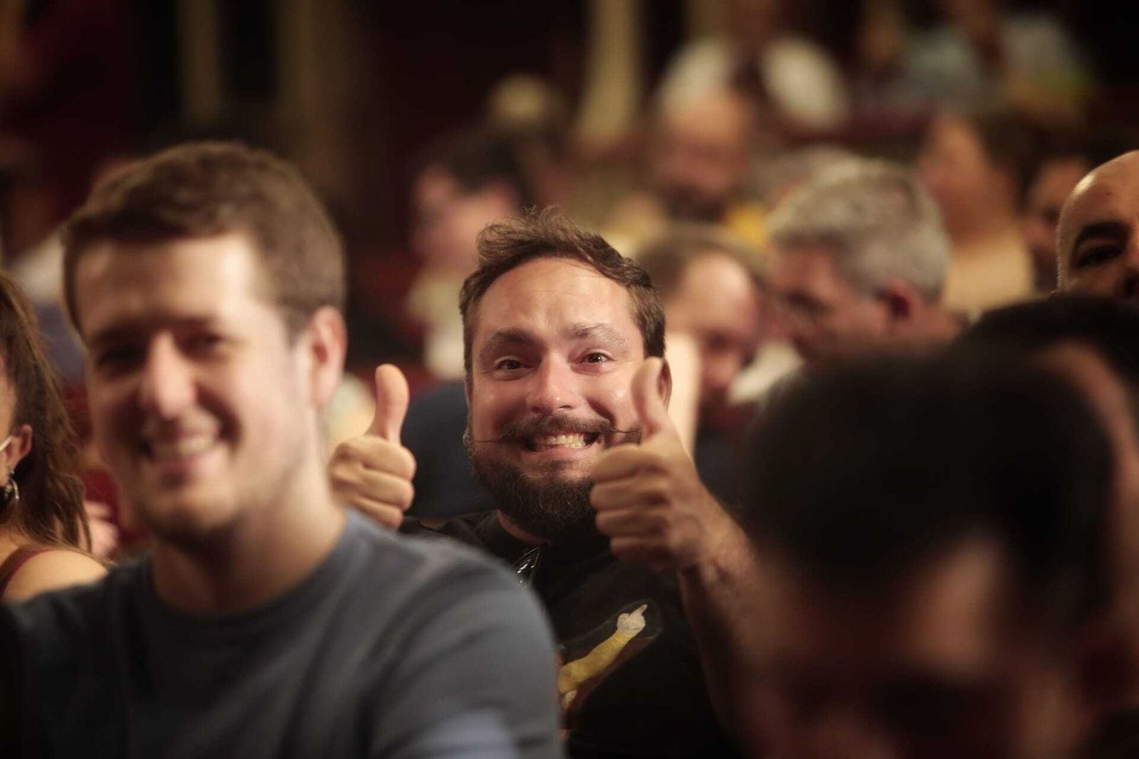 el público asistente a la función