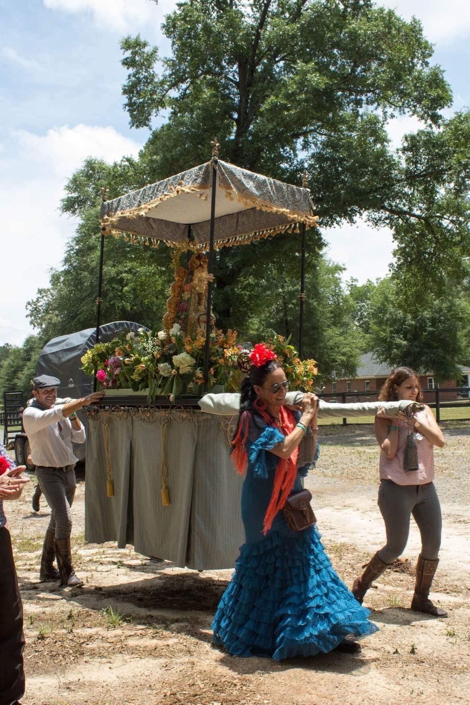 Así es la Romería del Rocío que se celebra en Estados Unidos