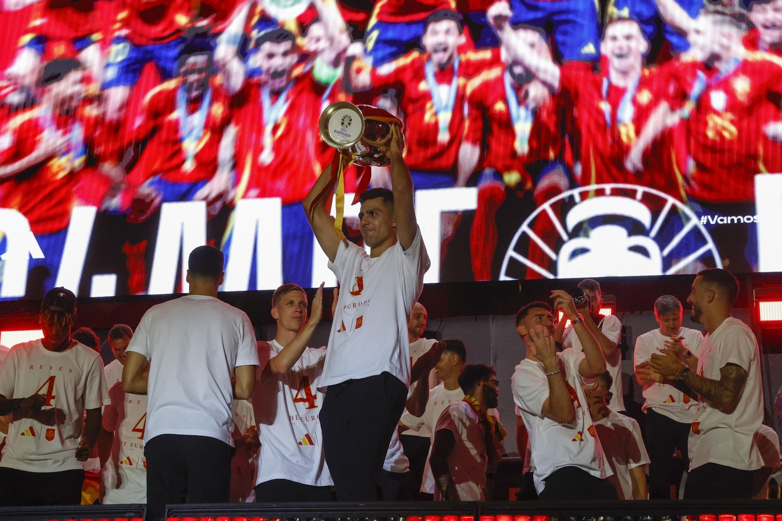 Las fotos de la celebración de España como campeona de la Eurocopa en Madrid