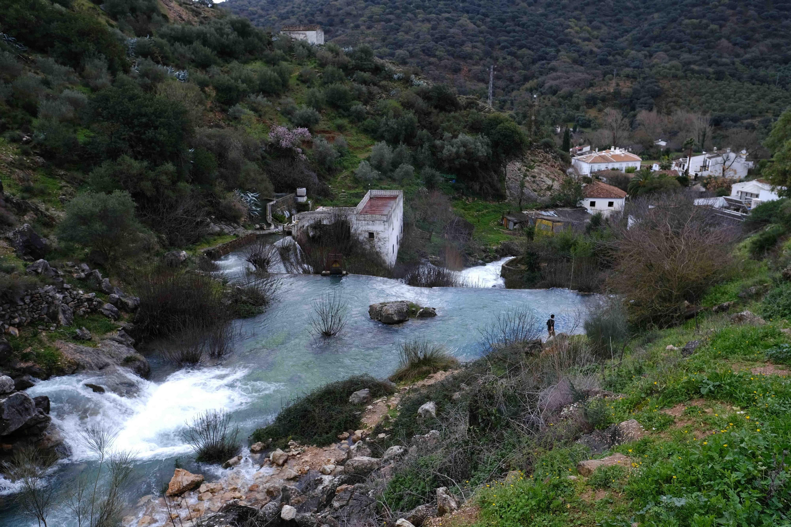 Transformación del paisaje por la lluvia, en fotos