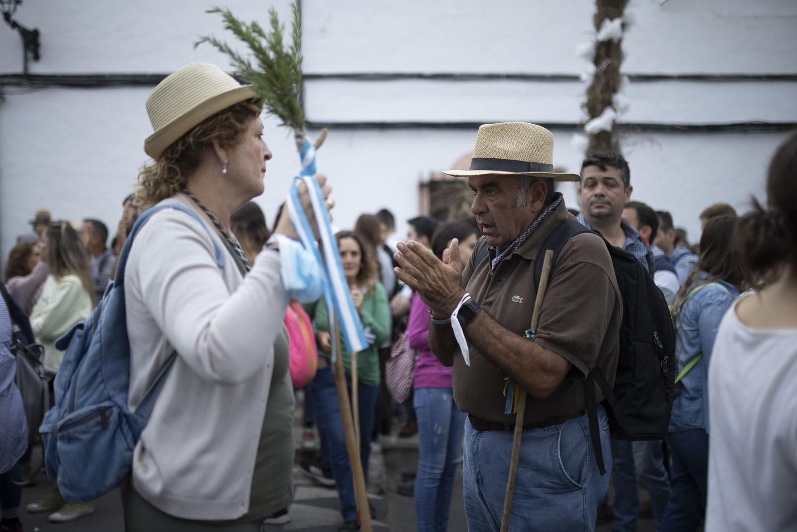 Imágenes del traslado de la Virgen del Rocío de Almonte hasta El Chaparral