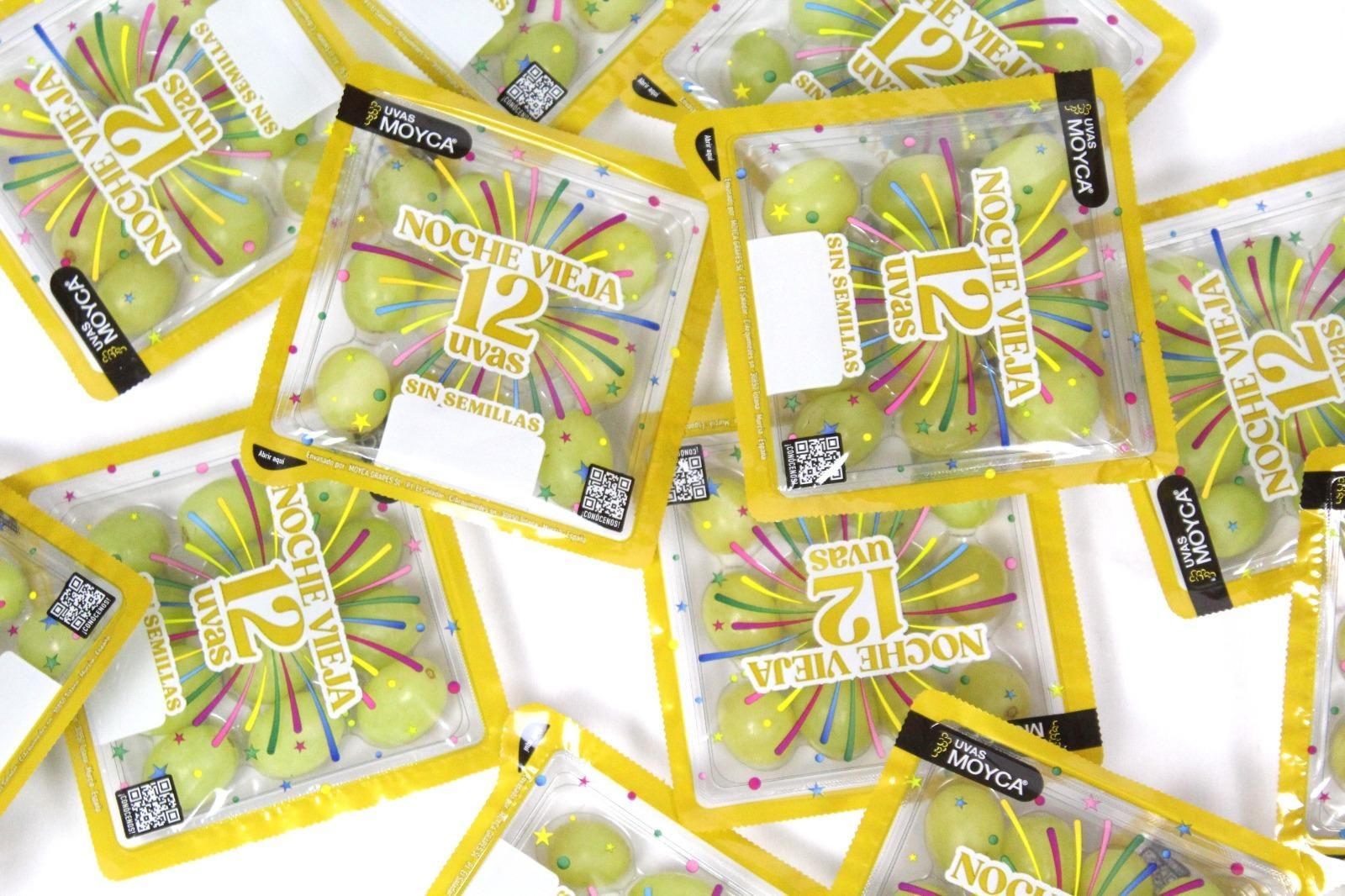 El nuevo packaging permitirá disfrutar de las uvas de Moyca en Nochevieja.