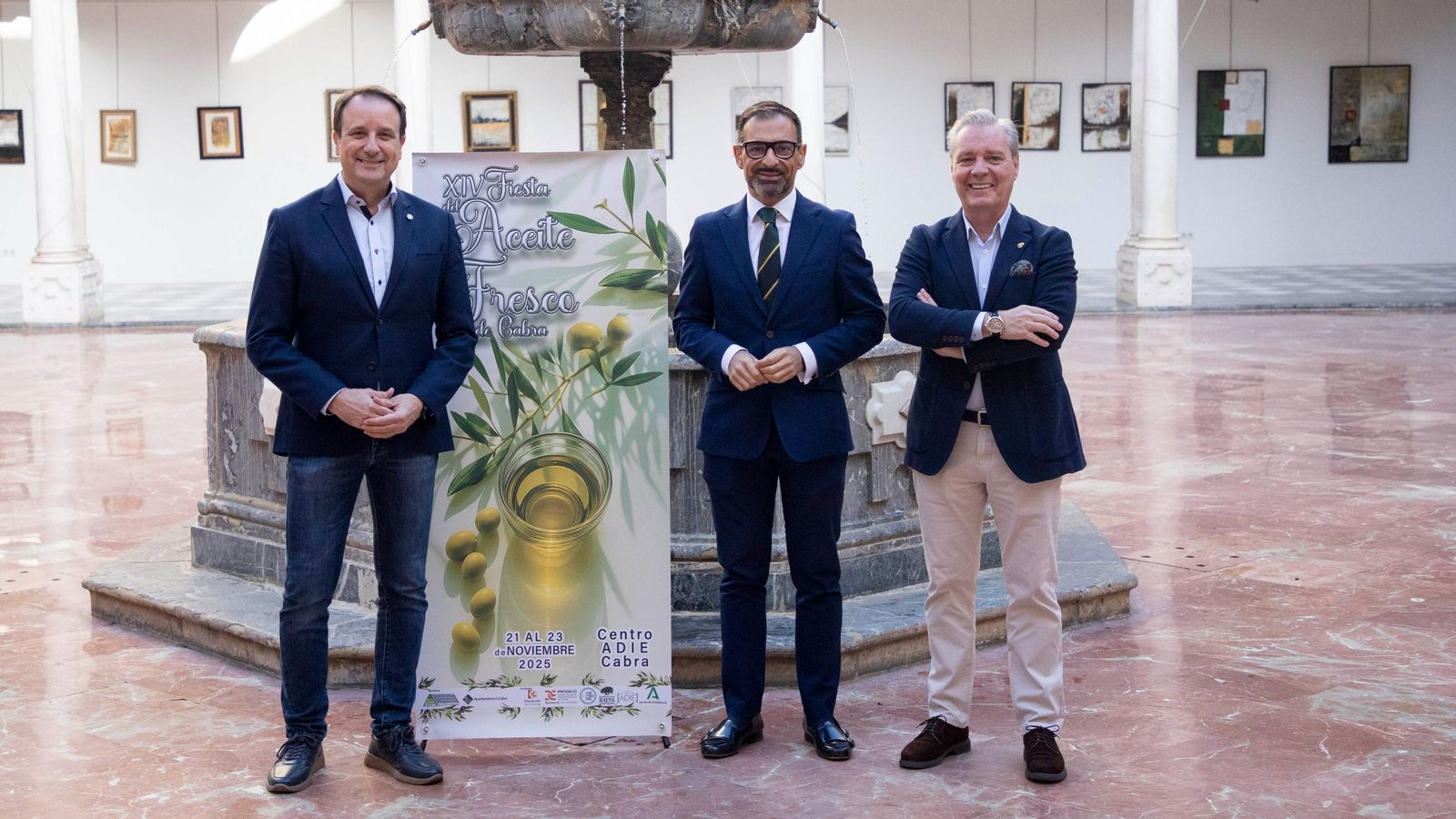 Presentación del carte de la Feria del Aceite Fresco de Cabra.