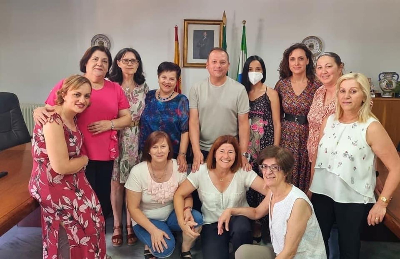 Participantes del programa 'T-Ayudo' en el acto de clausura del programa